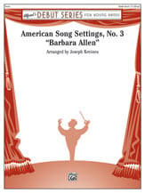 American Song Settings, No. 3 Concert Band sheet music cover